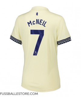 Günstige Everton Dwight McNeil #7 Auswärtstrikot Damen 2025-26 Kurzarm